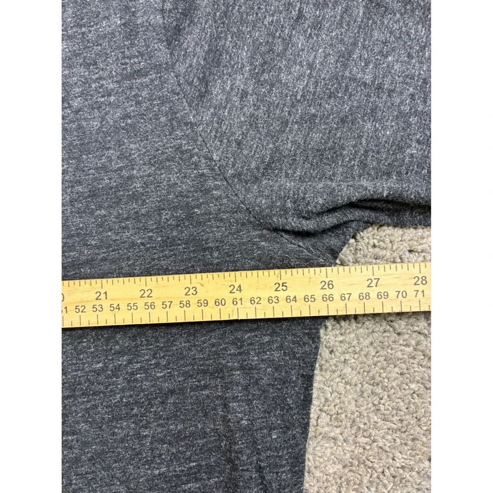 Polo Ralph Lauren Men's Long Sleeve V-Neck T-Shirt Charcoal Gray XL Preppy Logo